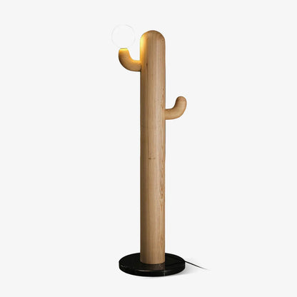 Cactus Wood Floor Lamp