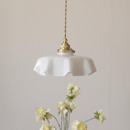 French Flower Pendant Swag Light