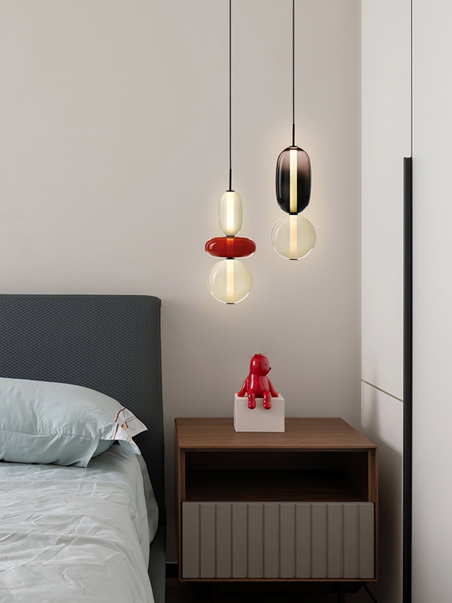 Candied Glass Combo Pendant Light