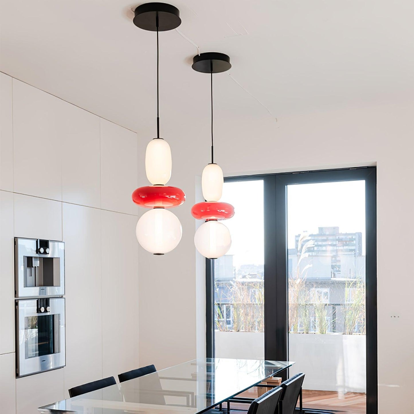 Candied Glass Combo Pendant Light