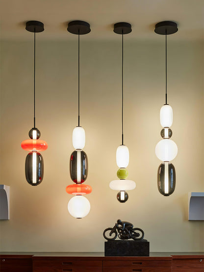 Candied Glass Combo Pendant Light