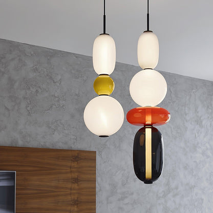 Candied Glass Combo Pendant Light