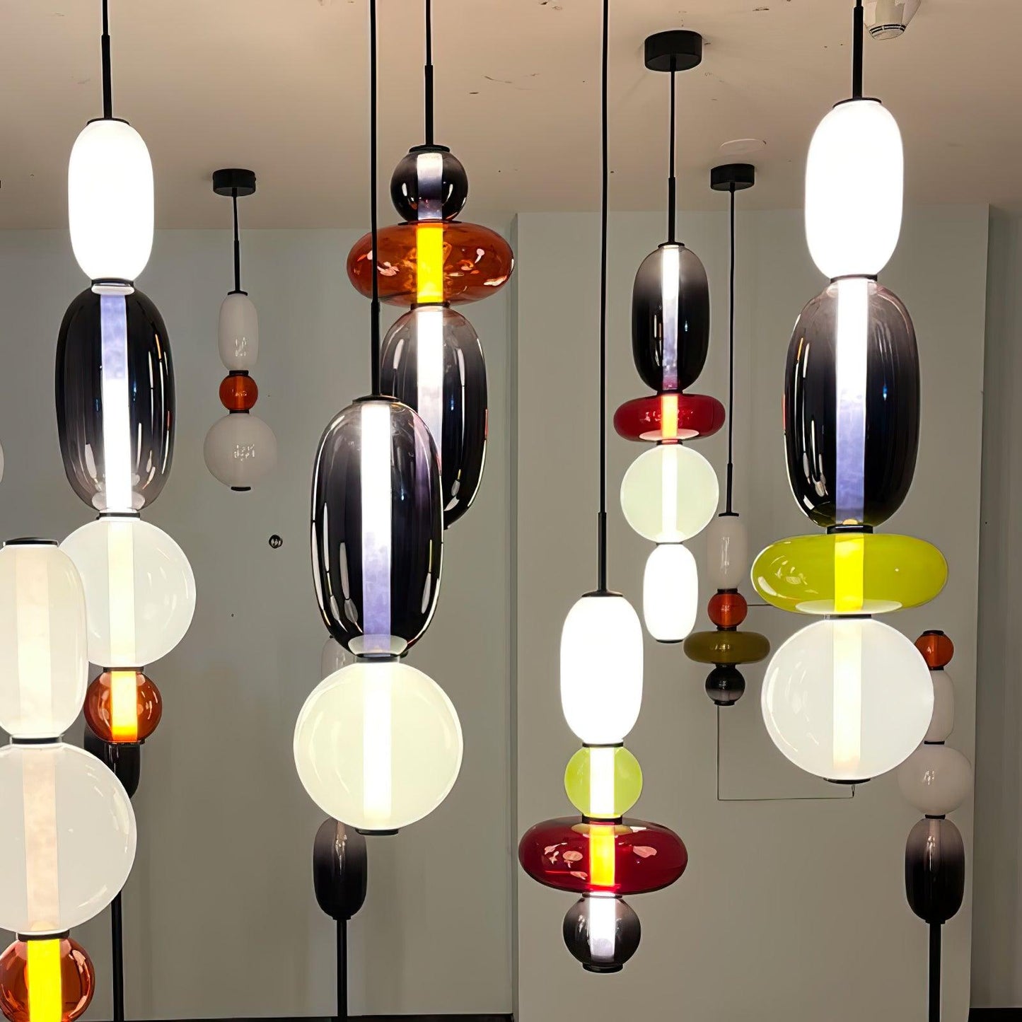 Candied Glass Combo Pendant Light