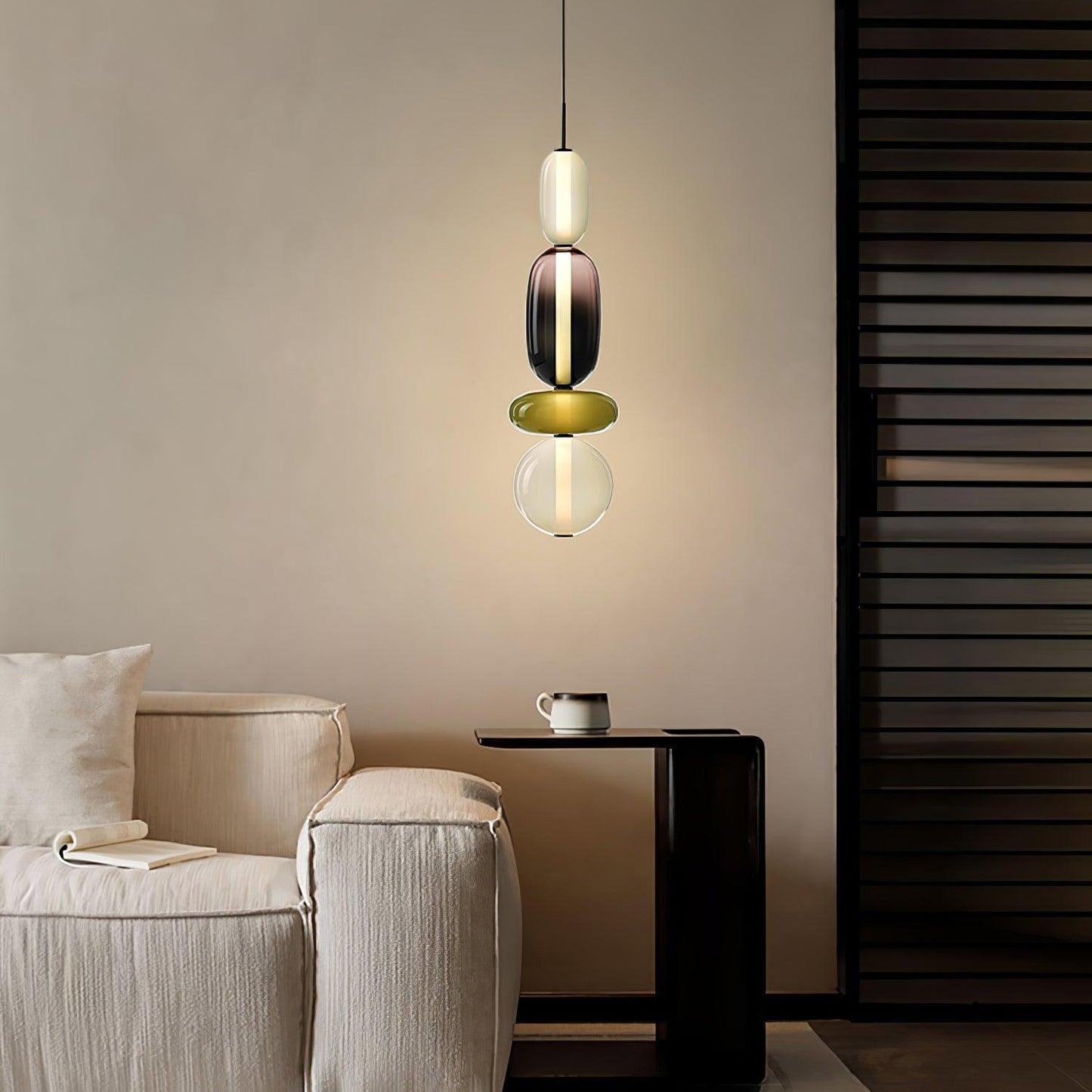 Candied Glass Combo Pendant Light