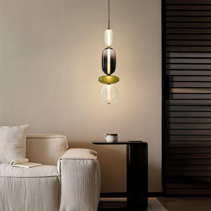 Candied Glass Combo Pendant Light