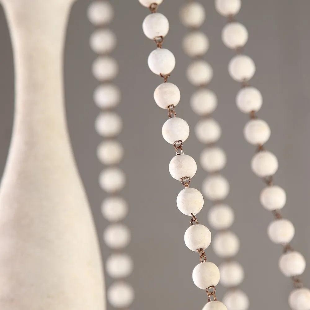 Kronleuchter im Kerzenstil mit Perlen