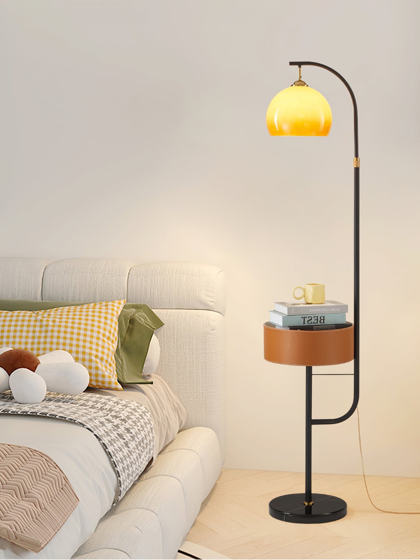 Caramel Arch Floor Lamp