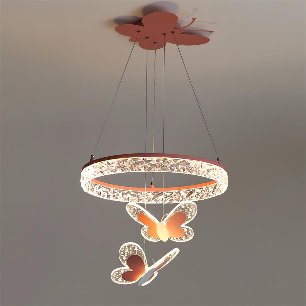 Cartoon Butterfly Acrylic Pendant Lamp