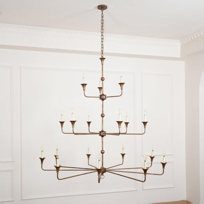 Thousand Brass Chandelier
