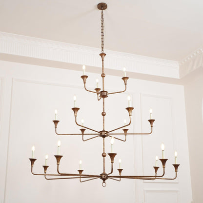 Thousand Brass Chandelier