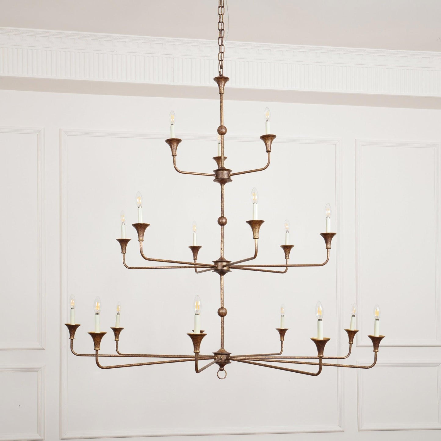 Thousand Brass Chandelier