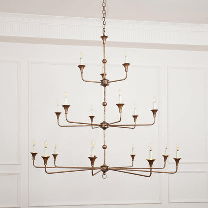Thousand Brass Chandelier