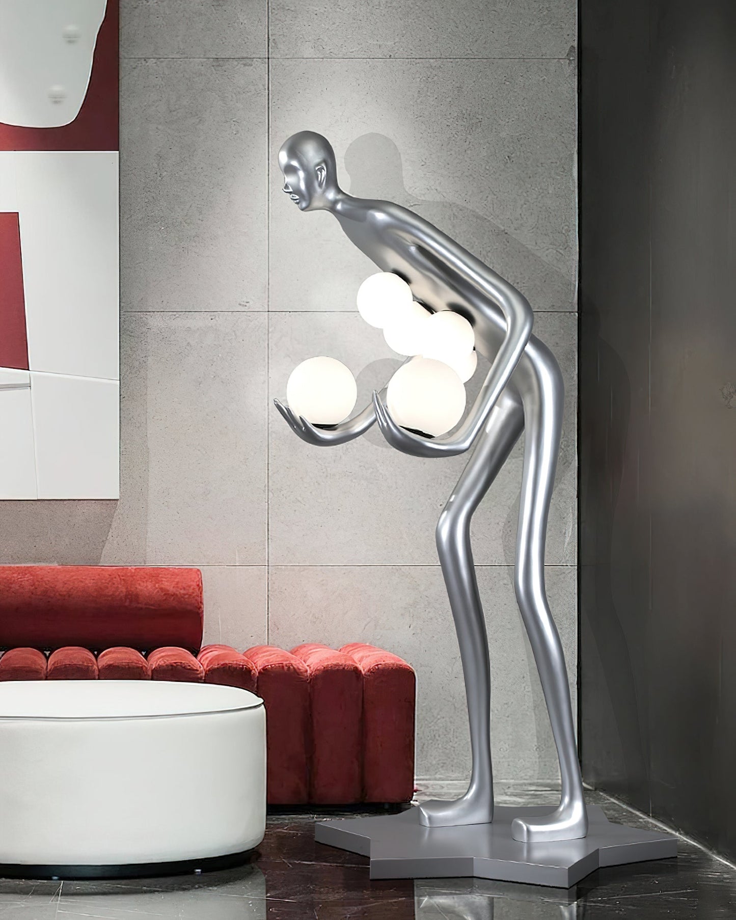 Celestial Guardian Sculpture Floor Lamp