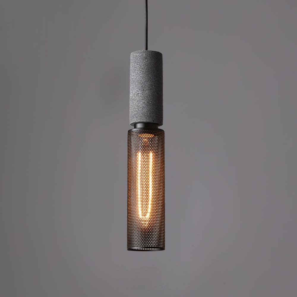 Cement Mesh Pendant Light