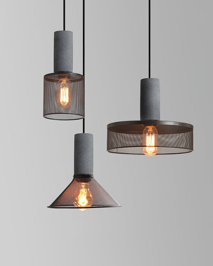 Cement Mesh Pendant Light