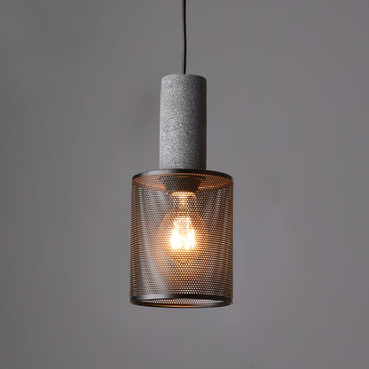 Cement Mesh Pendant Light