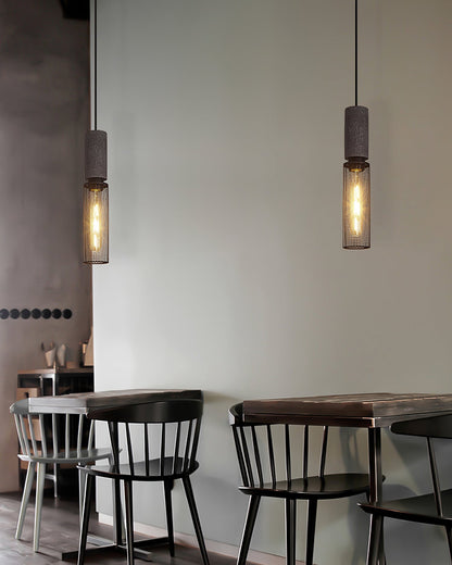 Cement Mesh Pendant Light