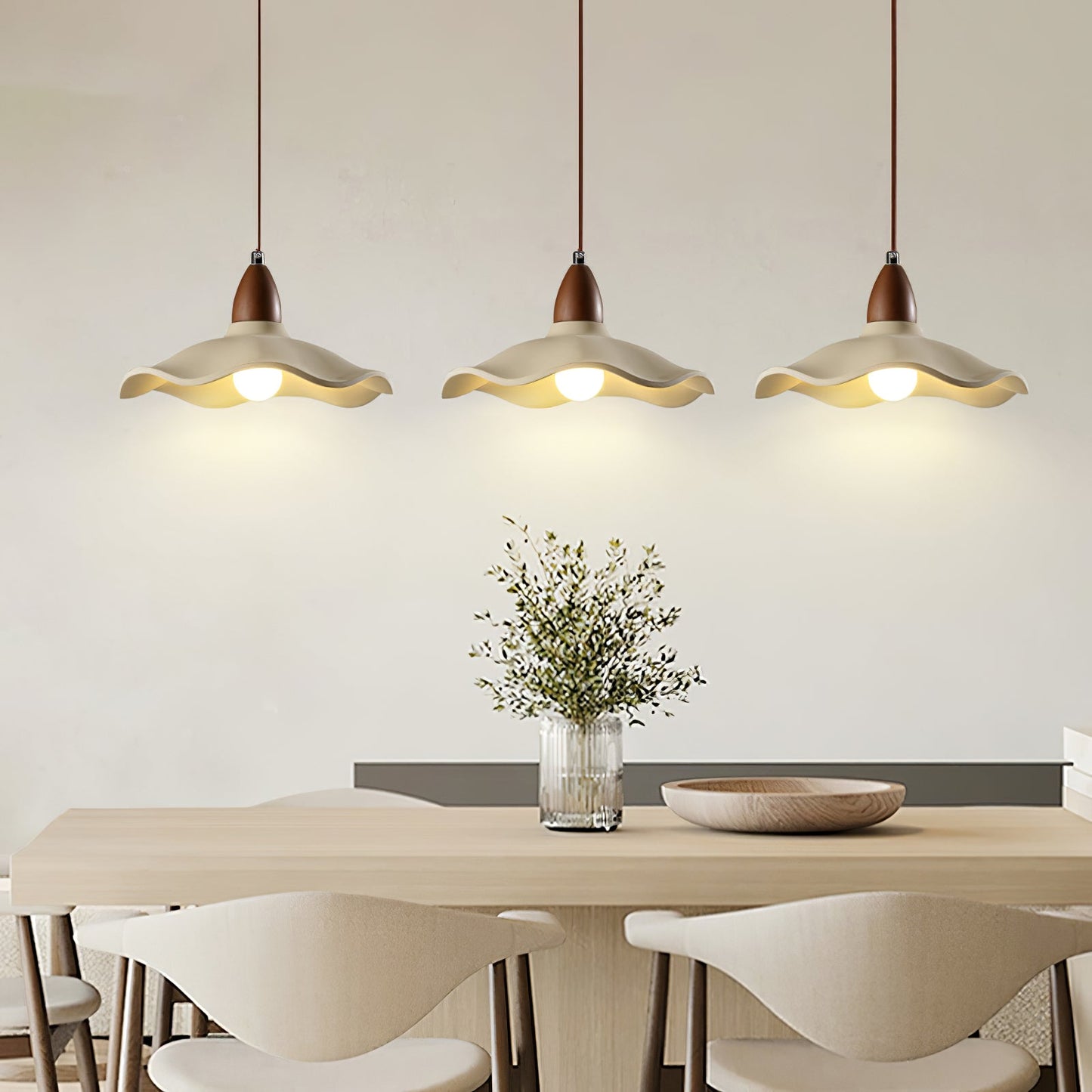 Cement Wave Pendant Light