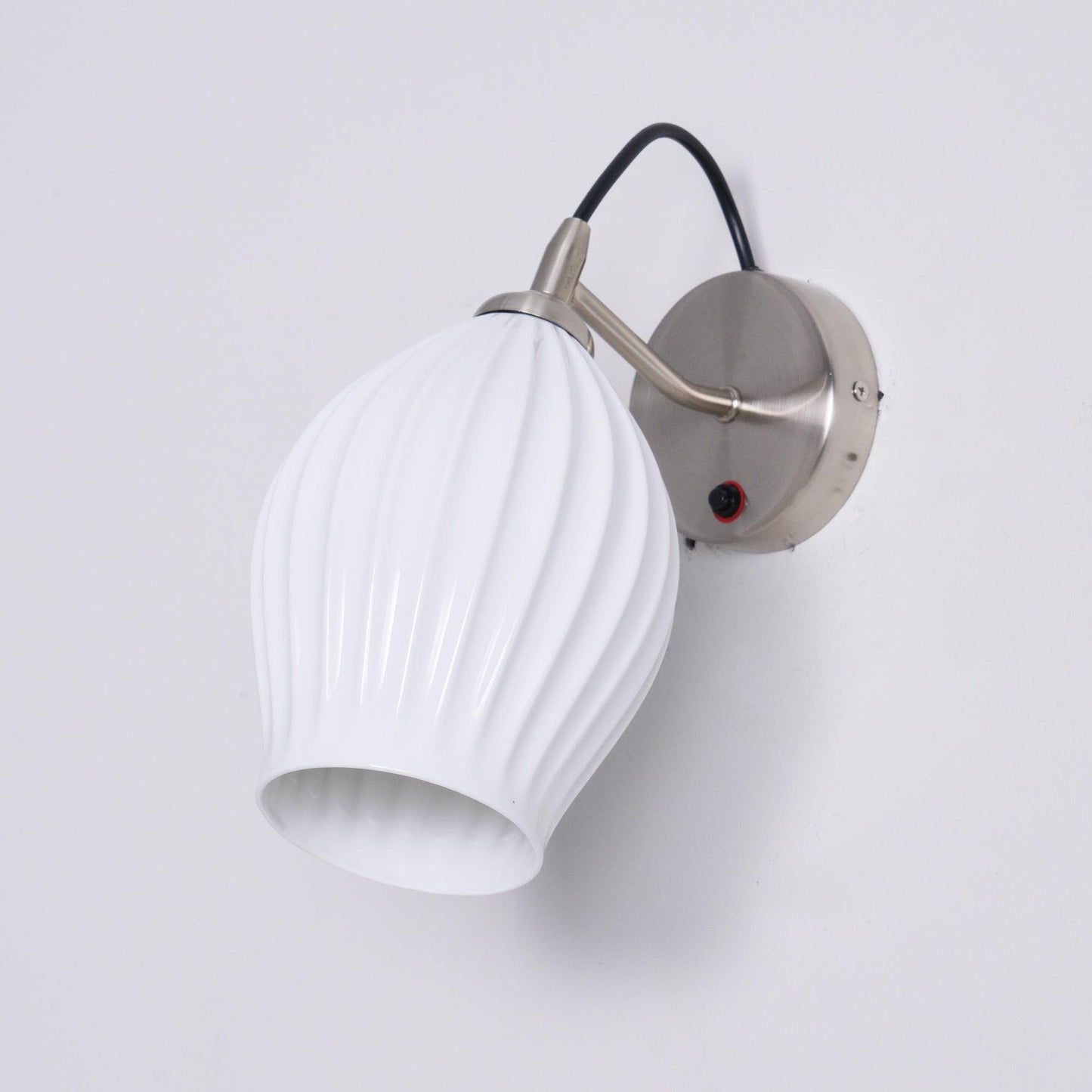 Ceramic Ribbed Wall light