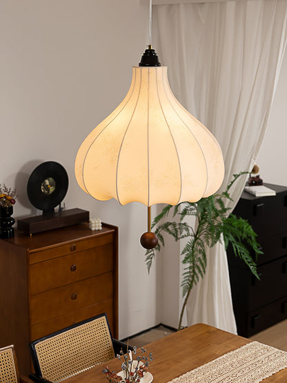 Chestnut Fabric Pendant Light