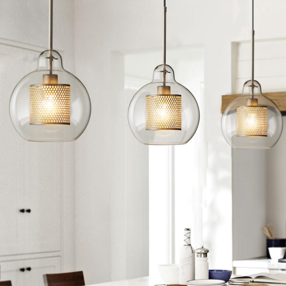 Combined Chiswick Glass Pendant Light