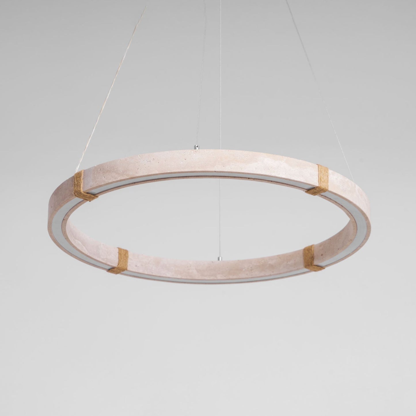 Circle Travertine Pendant Lamp