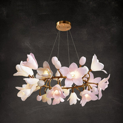 Circular Blossom Chandelier