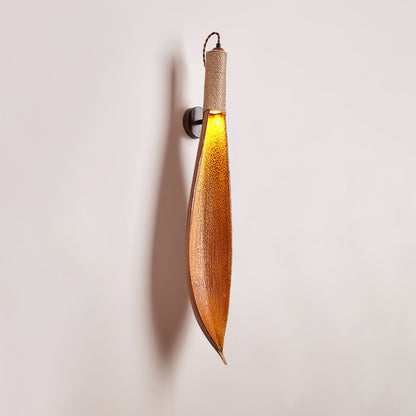 Cocoa Leaf Wall Sconce