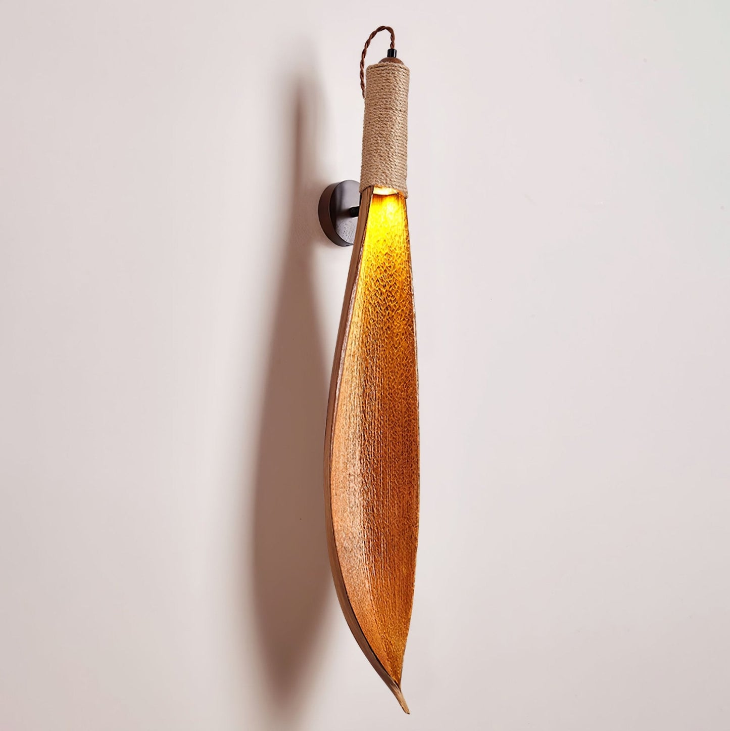 Cocoa Leaf Wall Sconce