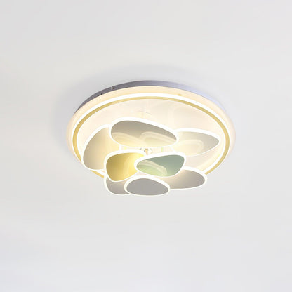 Colorful Cloud Round Ceiling Lamp