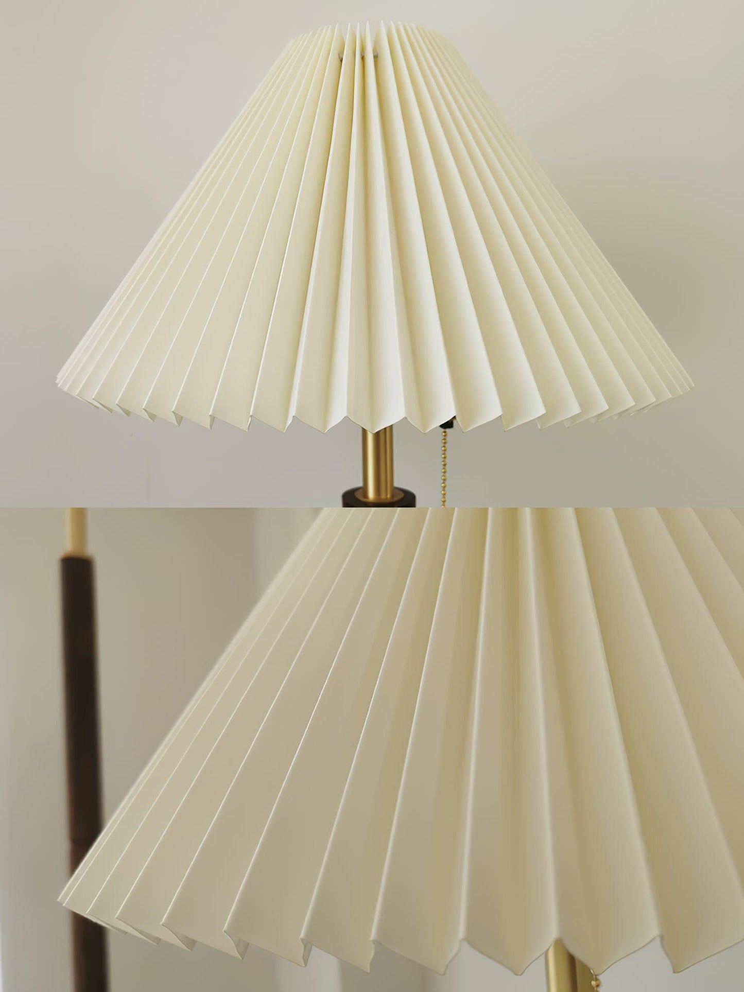 Cone Pleated Fabric Table Lamp