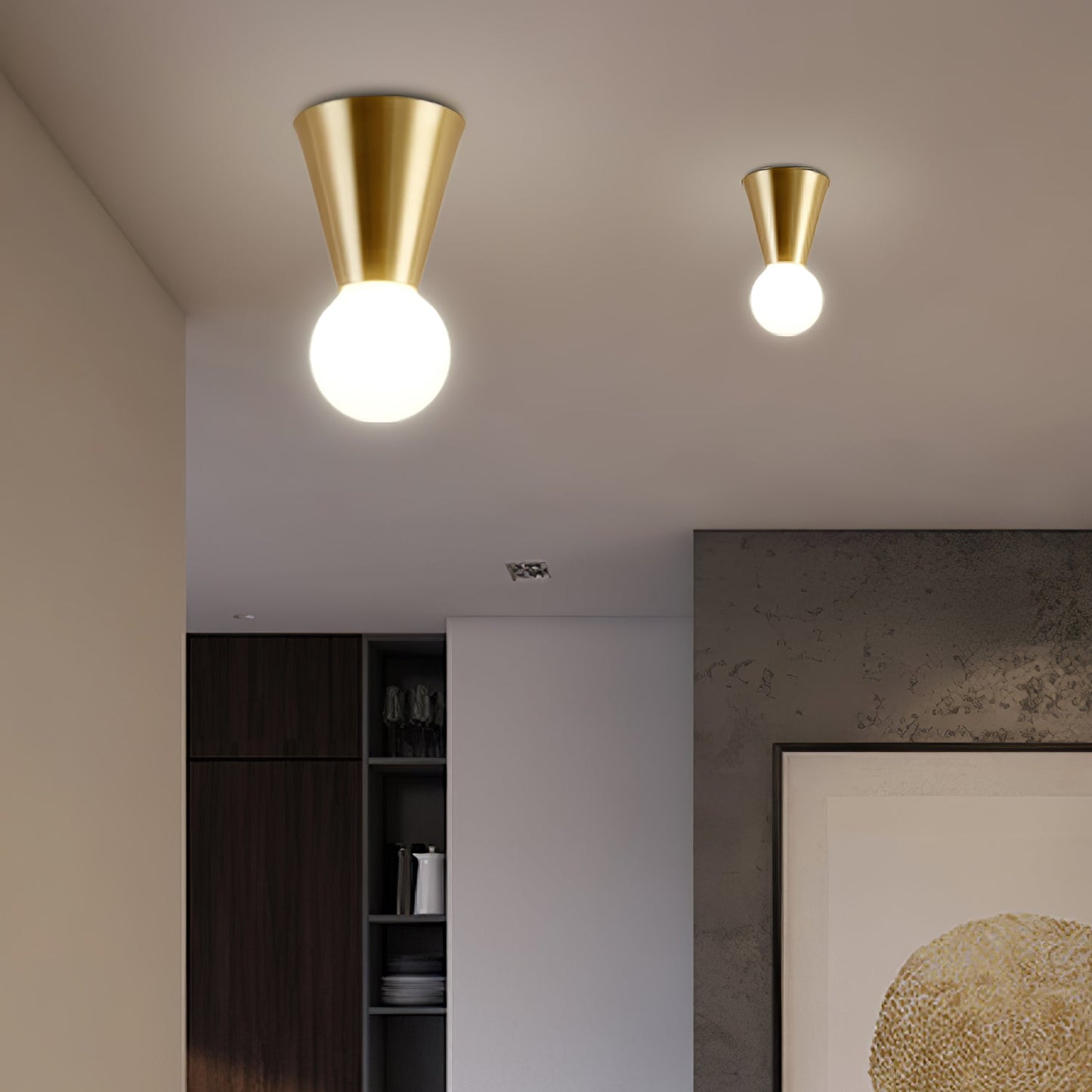 Conical Ceiling Lamp