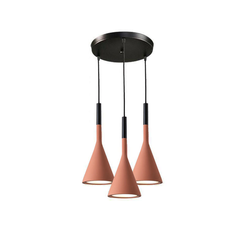 Conical Concrete Pendant Light