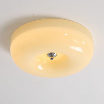 Cream Pudding Ceiling Lamp