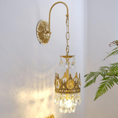 Crystal Crown Sconce