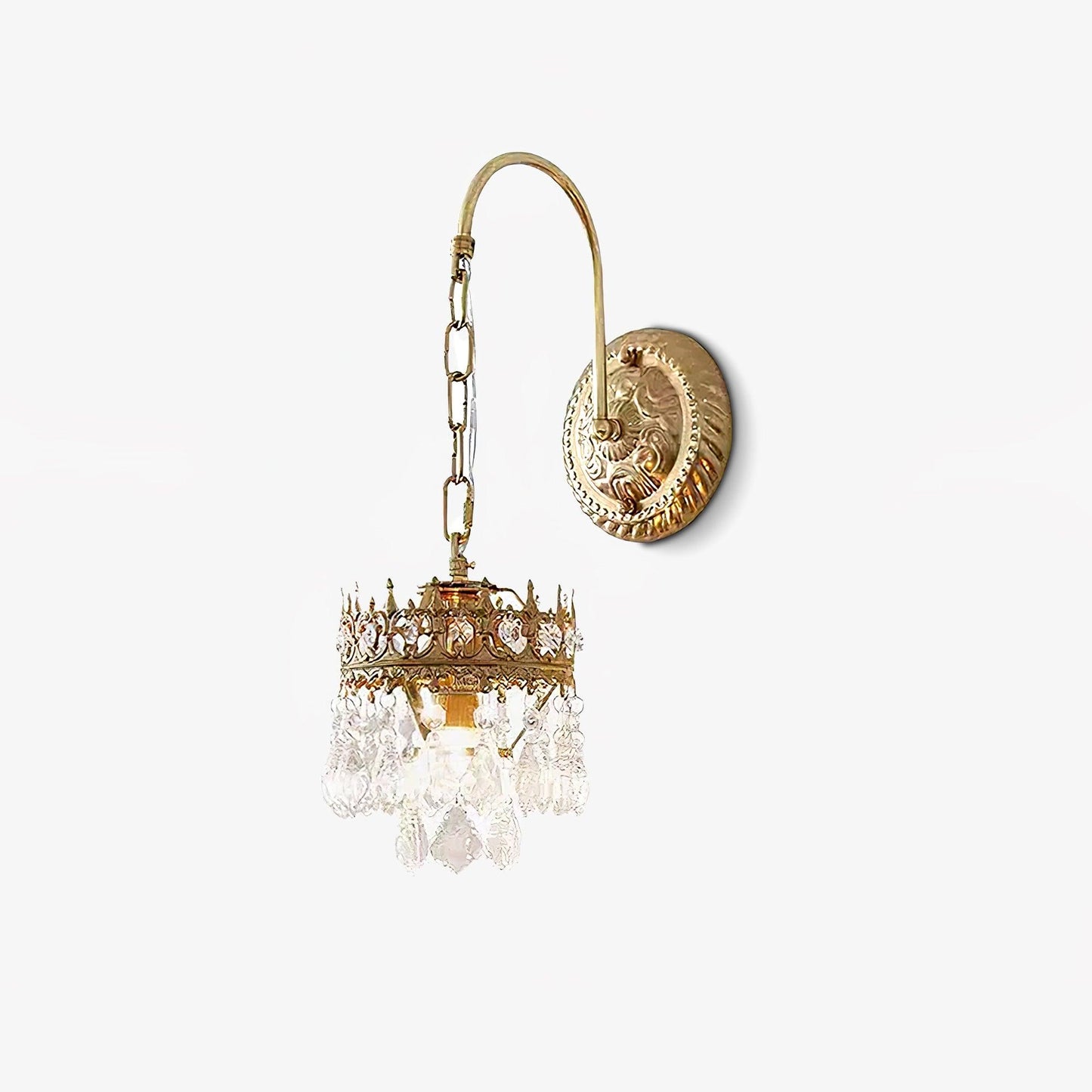 Crystal Crown Sconce