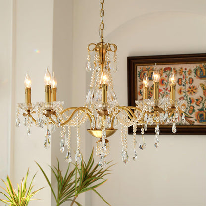 Crystal Pearl Chandelier