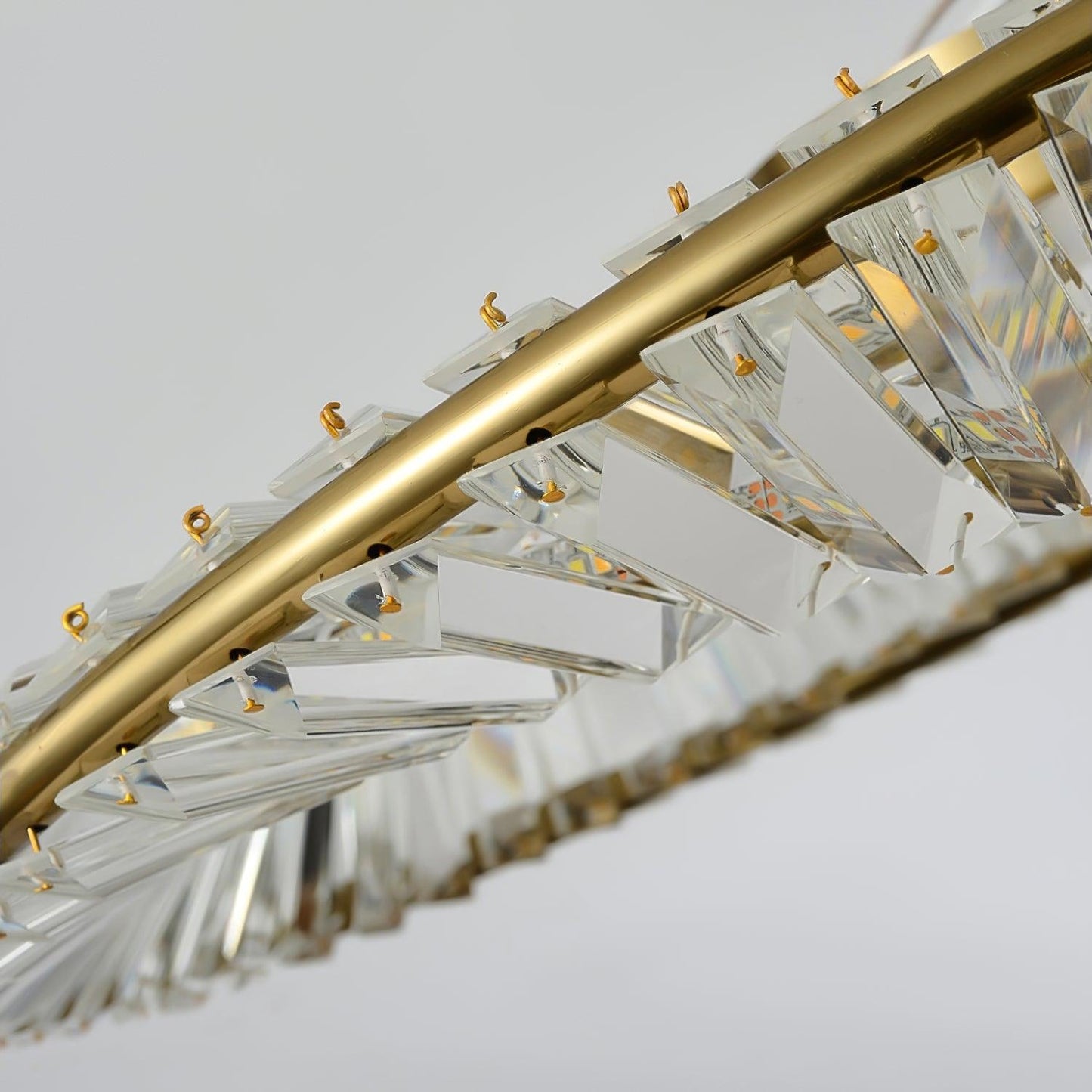 Crystal Rings Ceiling Lamp
