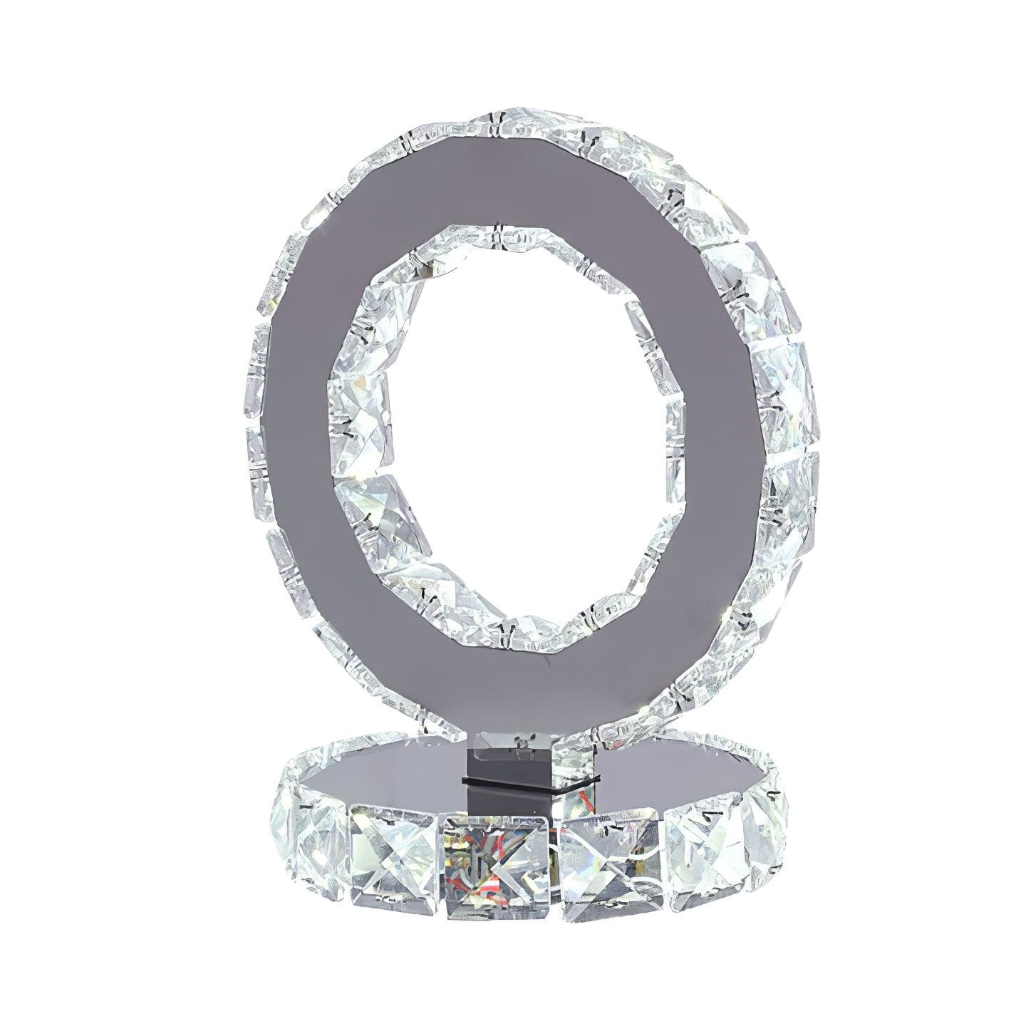 Crystal Rings Table Lamp