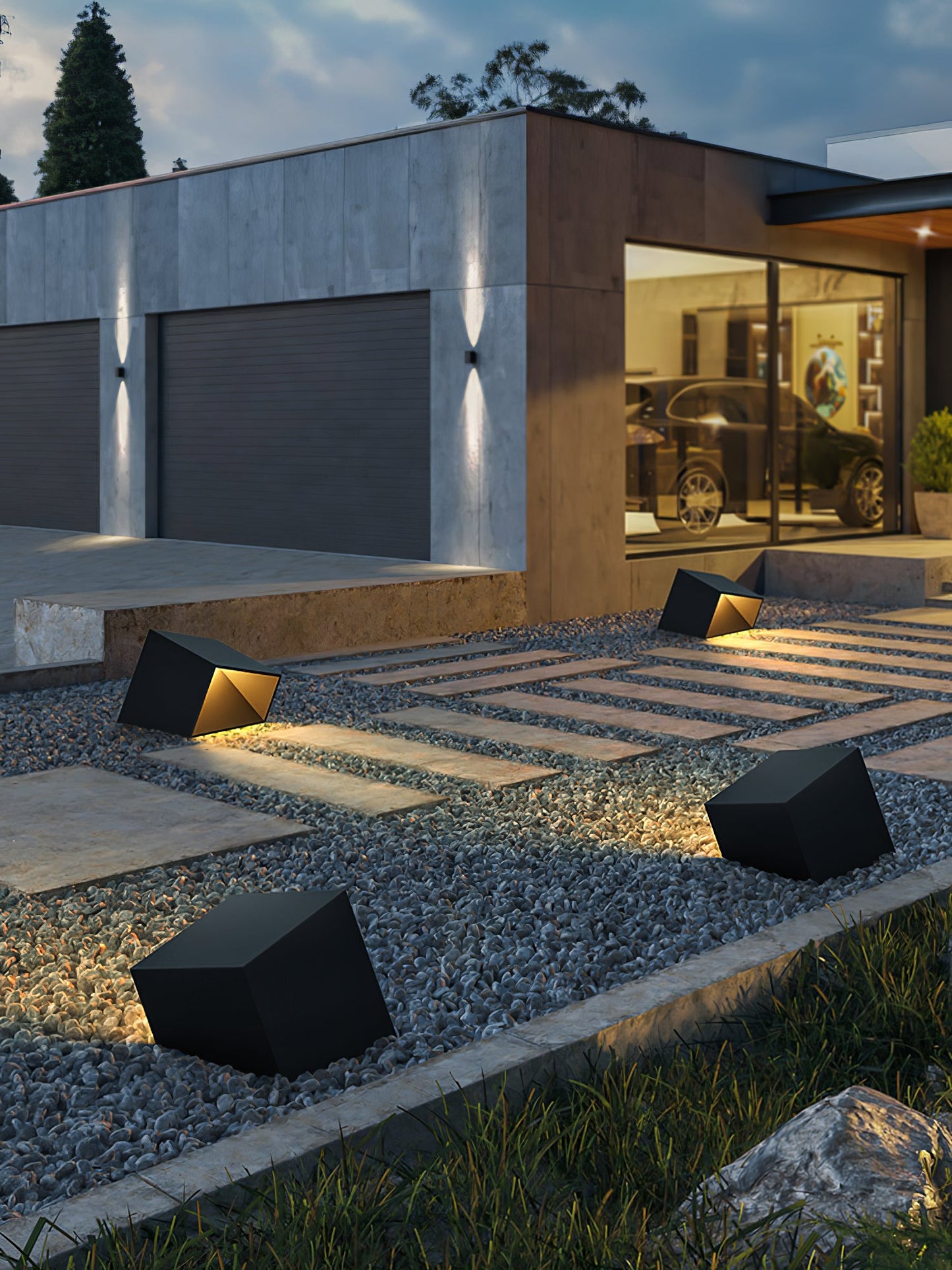 Cube Garden Outdoor Light