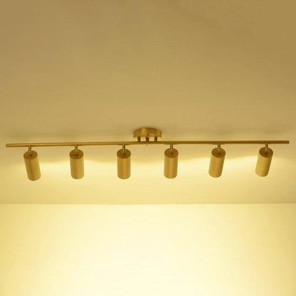 مصباح السقف من سلسلة النحاس الاسطواني