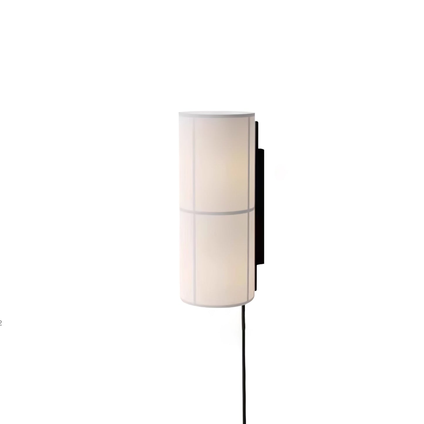 Cylinder Fabric Plug-in Wall Lamp