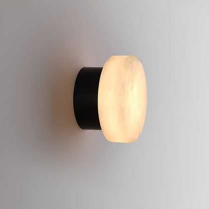 Cylindrical Alabaster Wall Light