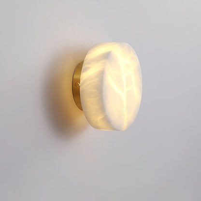 Cylindrical Alabaster Wall Light