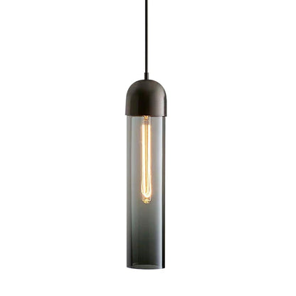 Glass Cylindrical Shape Pendant Light