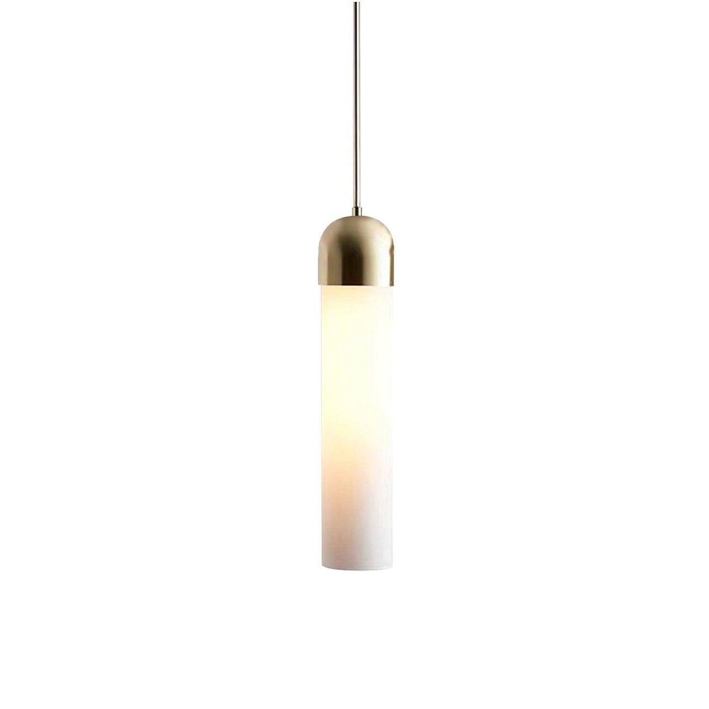 Glass Cylindrical Shape Pendant Light