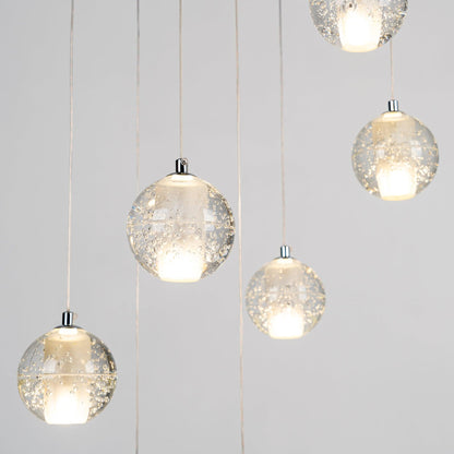 Crystal Bubbles balls Pendant Lamp