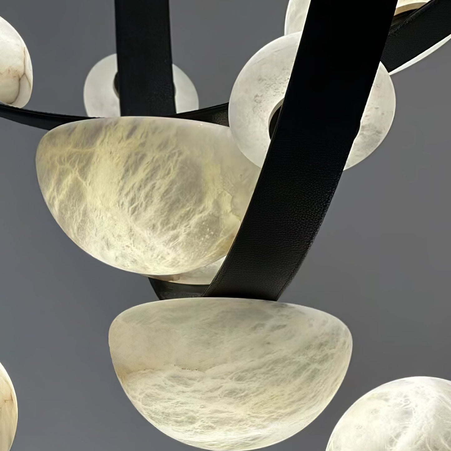 Dew Drops Alabaster Chandelier