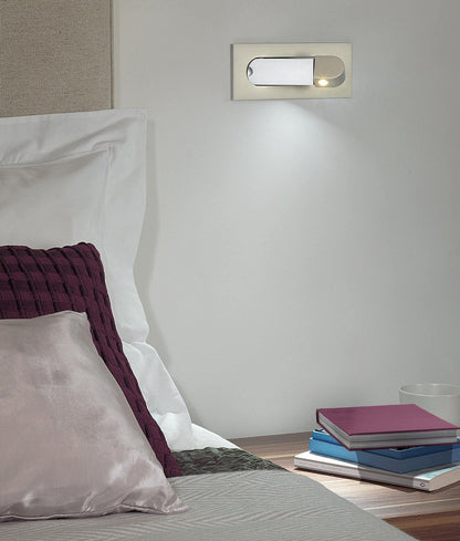 Modernes LED-Leselicht fürs Bett 