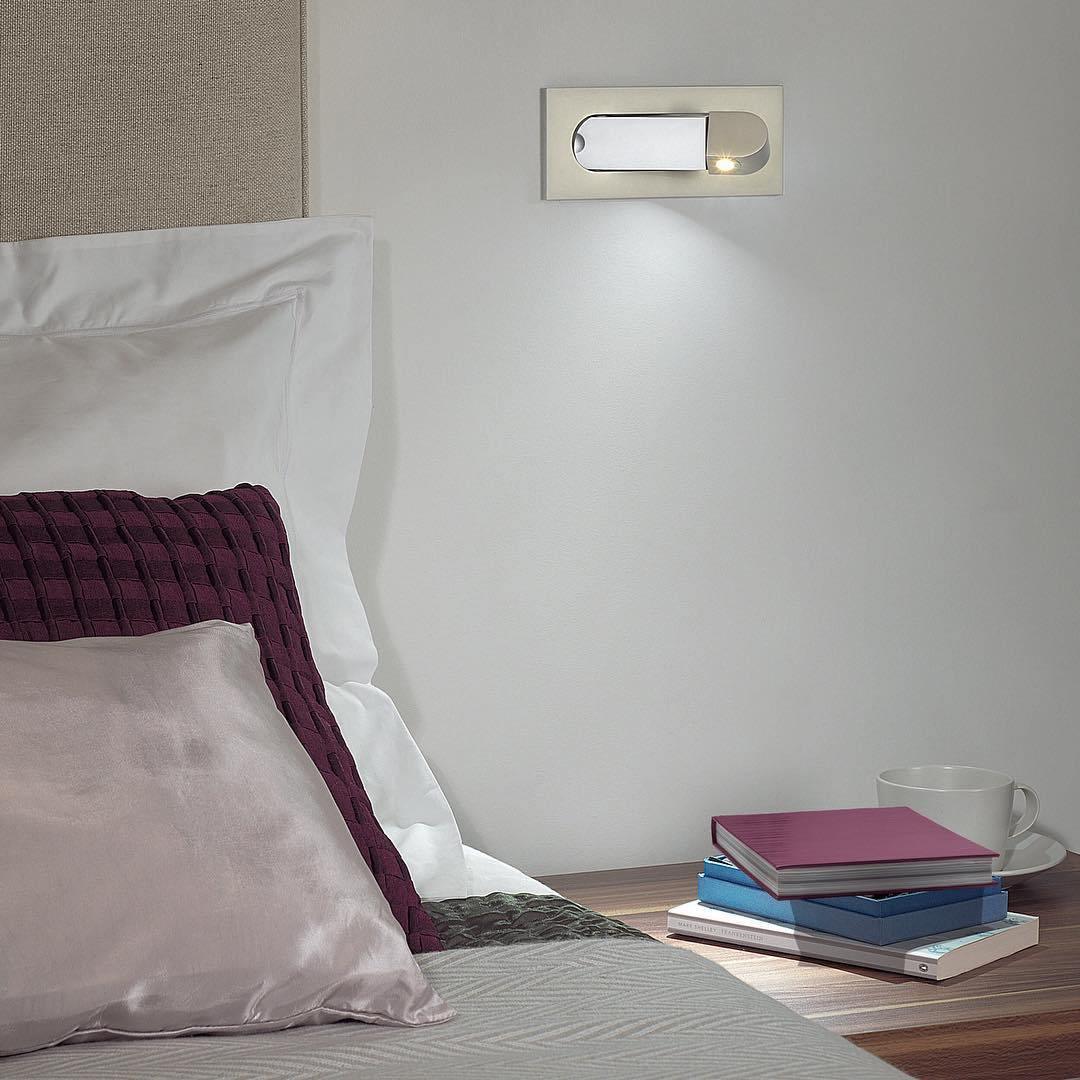 Modernes LED-Leselicht fürs Bett 